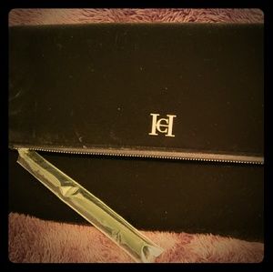 Carolina Herrera Velvet Clutch